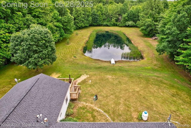 6275 Caine Rd, Vassar, MI 48768 - drone / aerial view of a nearby body of water