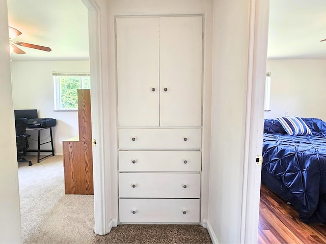 5365 Flushing Rd, Flushing, MI 48433 - hall featuring carpet flooring and an office area