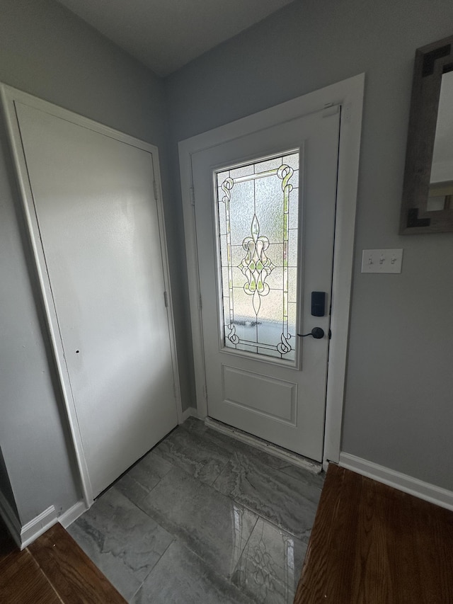 29635 Julius Blvd, Westland, MI 48186 - foyer entrance with baseboards and marble finish floors