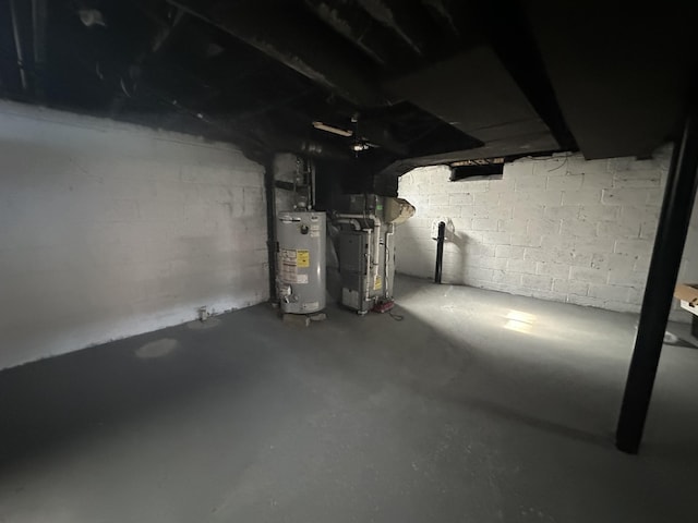 29635 Julius Blvd, Westland, MI 48186 - unfinished below grade area with gas water heater and heating unit