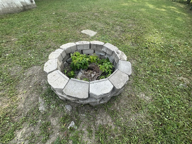 29635 Julius Blvd, Westland, MI 48186 - exterior view of a fire pit