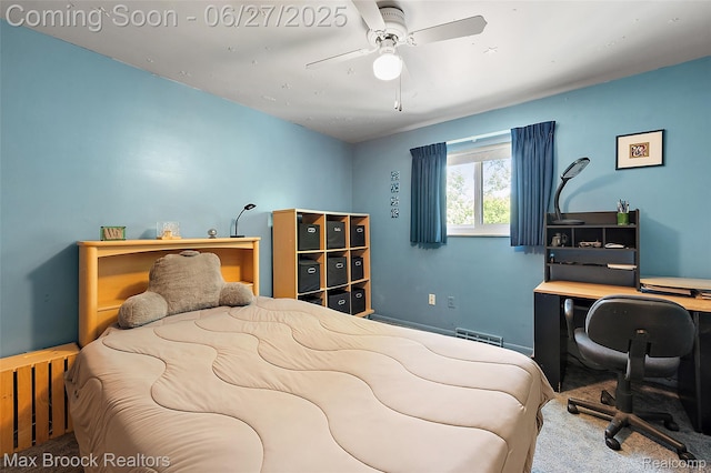 7189 Lindenmere Dr, Bloomfield Hills, MI 48301 - carpeted bedroom featuring a ceiling fan