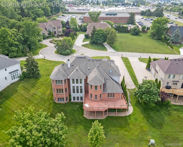 1539 Bartley Ln, Bloomfield Hills, MI 48304 - view from above of property