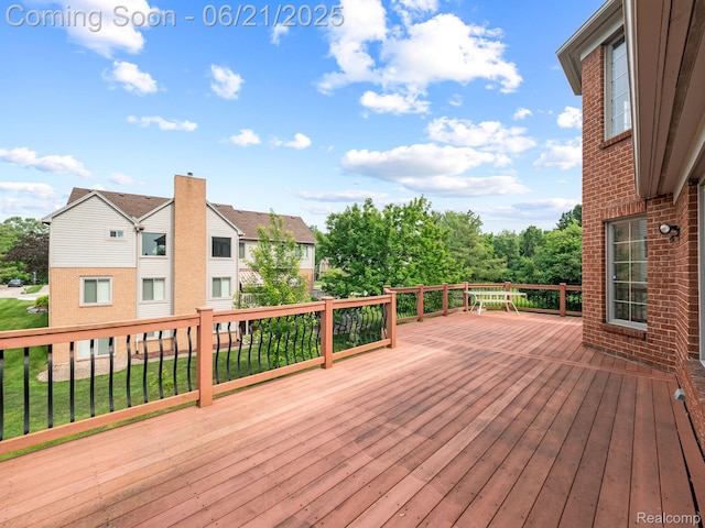 1539 Bartley Ln, Bloomfield Hills, MI 48304 - deck with a residential view