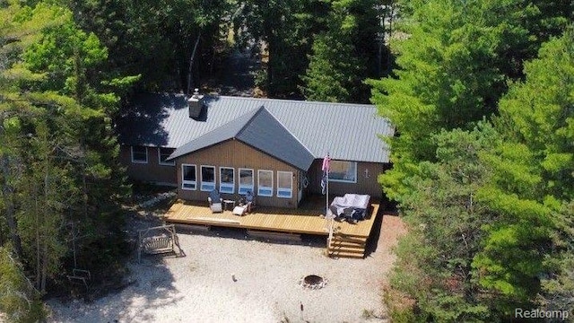 24579 US Highway 23 N, Ocqueoc, MI 49759 - view from above of property