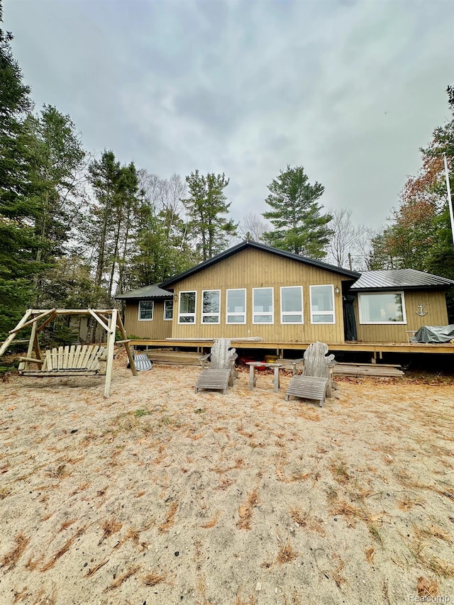 24579 US Highway 23 N, Ocqueoc, MI 49759 - back of house with a deck
