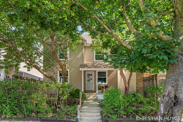 831 Bridge St NW, Grand Rapids, MI 49504 - view of property hidden behind natural elements