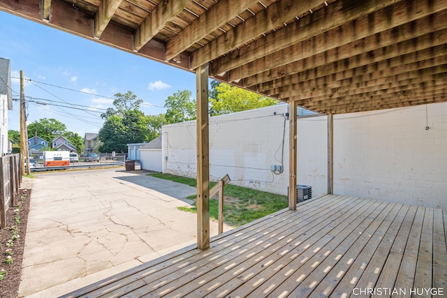 831 Bridge St NW, Grand Rapids, MI 49504 - deck with a patio area