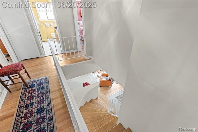 43603 Arlington Rd, Canton, MI 48187 - stairs with wood finished floors