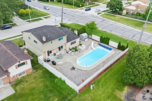 43603 Arlington Rd, Canton, MI 48187 - bird's eye view of a pool area