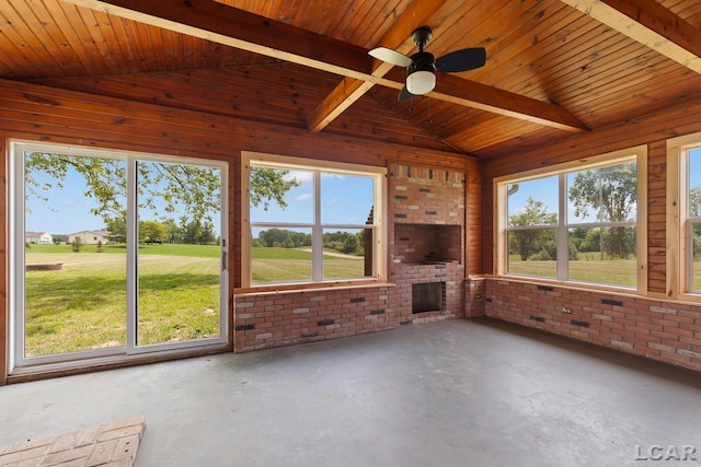 6027 Onsted Hwy, Onsted, MI 49265 - unfurnished sunroom with healthy amount of natural light