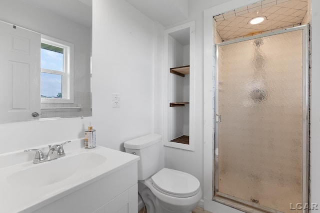 6027 Onsted Hwy, Onsted, MI 49265 - full bathroom featuring a stall shower and vanity
