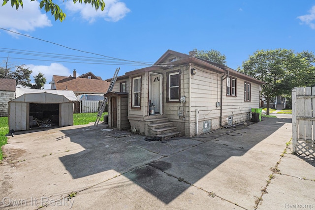 198 Fairmont St, Wyandotte, MI 48218 - view of property exterior featuring a storage unit