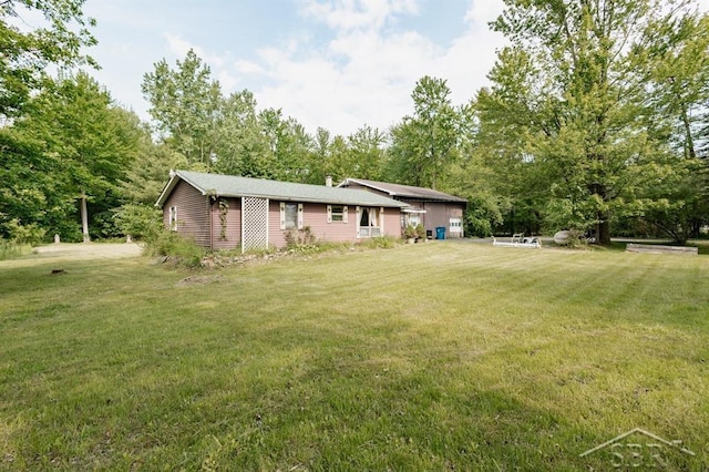 2190 S Coleman Rd, Shepherd, MI 48883 - view of green lawn