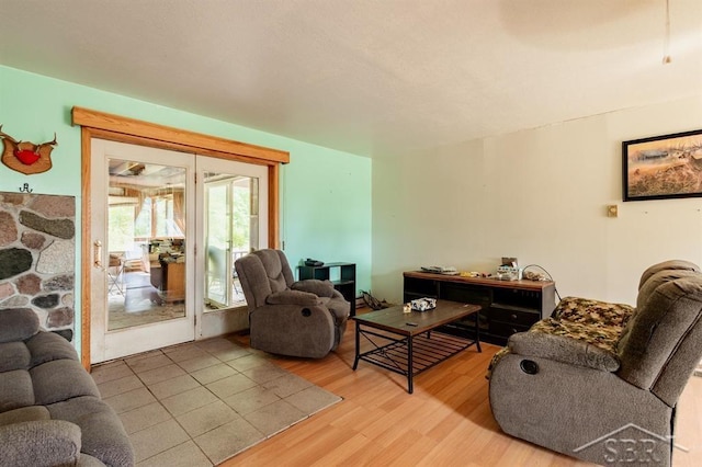 2190 S Coleman Rd, Shepherd, MI 48883 - living area featuring wood finished floors