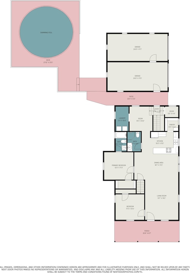 8015 Bloomer St, Carson City, MI 48811 - view of floor plan / room layout