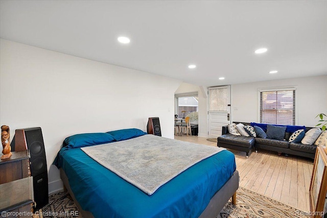 2231 N St, Milford, MI 48380 - bedroom with recessed lighting and hardwood / wood-style floors