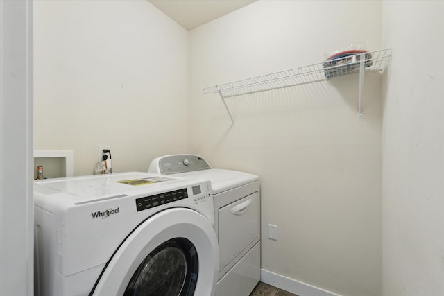 14704 Crescent Meadows Dr, Cedar Springs, MI 49319 - washroom with washer and clothes dryer