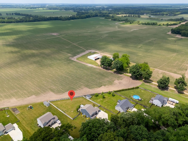 14846 Portage Rd, Vicksburg, MI 49097 - aerial view of sparsely populated area featuring extensive farmland