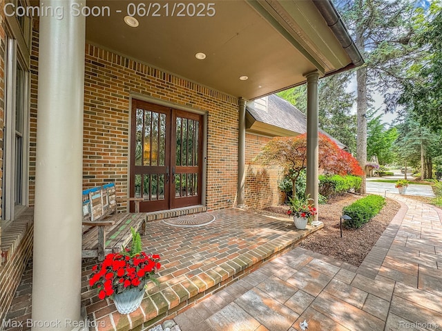6510 Commerce Rd, West Bloomfield, MI 48324 - view of patio with french doors