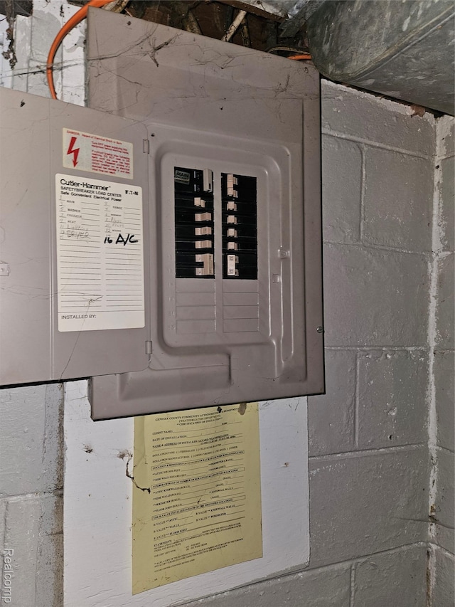 6010 Marja St, Flint, MI 48505 - utility room with electric panel