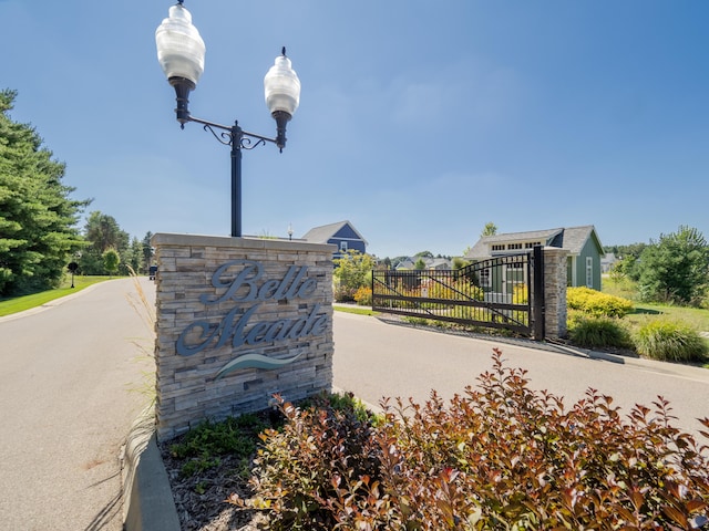7207 Coreopsis Cv, Kalamazoo, MI 49009 - community sign featuring a gate