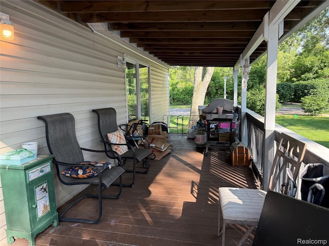 27444 Bordeau Dr, Romulus, MI 48174 - wooden deck featuring area for grilling