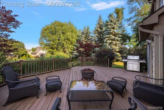 11700 Currin Ct, Plymouth, MI 48170 - wooden deck featuring a grill