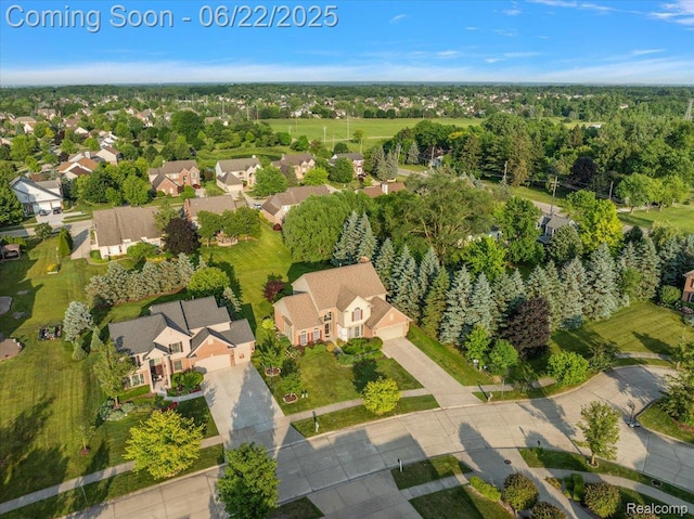 11700 Currin Ct, Plymouth, MI 48170 - aerial overview of property's location with nearby suburban area