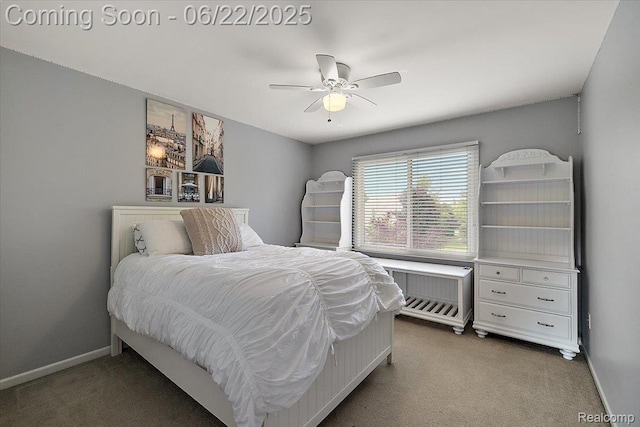 11700 Currin Ct, Plymouth, MI 48170 - bedroom featuring light colored carpet and ceiling fan