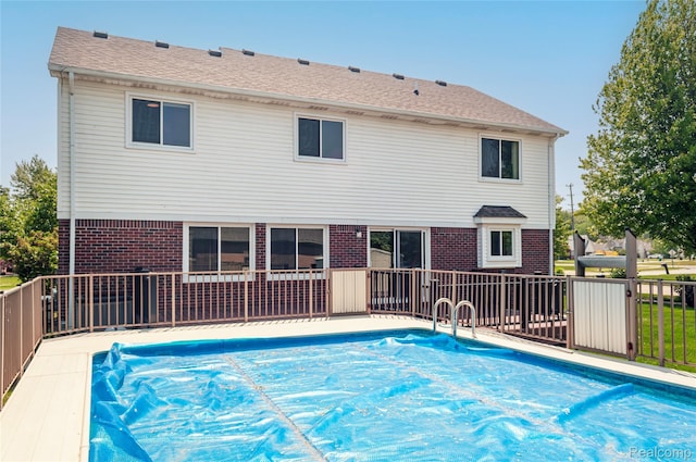 28475 Tiffin Dr, Chesterfield, MI 48047 - view of swimming pool with a covered pool
