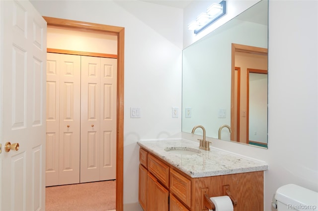 28475 Tiffin Dr, Chesterfield, MI 48047 - half bath featuring vanity and toilet