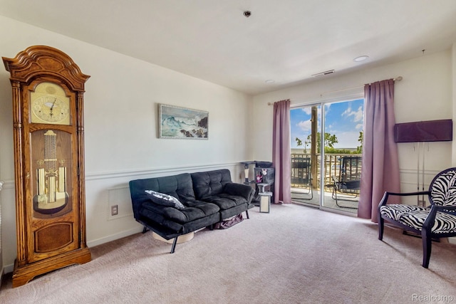 37510 Jefferson Unit 203, Harrison Township, MI 48045 - living area featuring carpet flooring