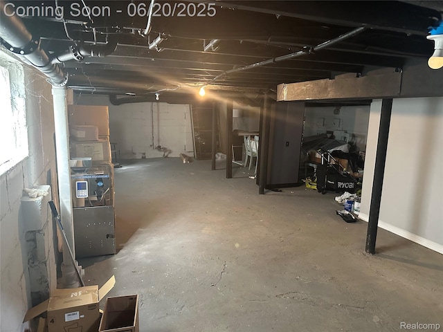 287 Fielding St, Ferndale, MI 48220 - basement featuring heating unit
