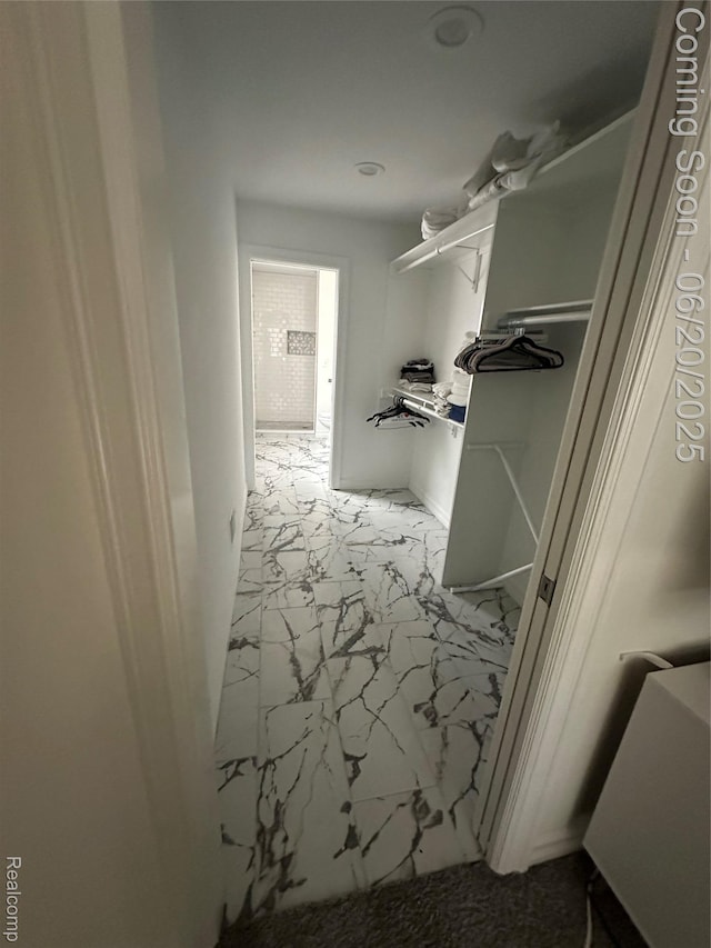 287 Fielding St, Ferndale, MI 48220 - walk in closet featuring marble finish floors
