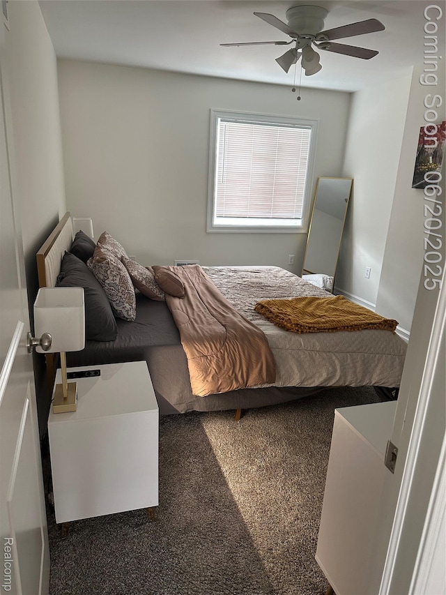 287 Fielding St, Ferndale, MI 48220 - bedroom featuring a ceiling fan and carpet