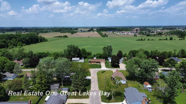 5178 Mangrove Dr, Saginaw, MI 48603 - aerial overview of property's location featuring rural landscape