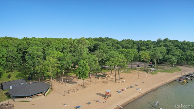 3851 Mapleleaf Rd, Waterford, MI 48328 - aerial view of a nearby body of water