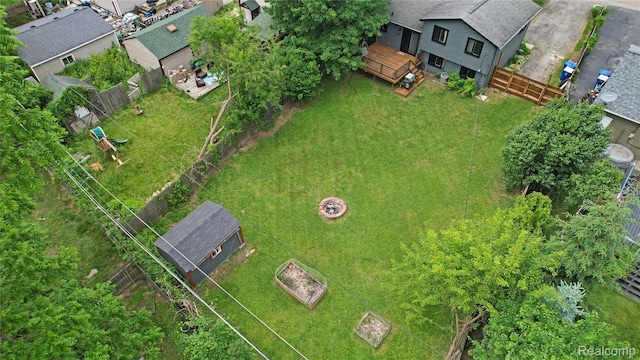 3851 Mapleleaf Rd, Waterford, MI 48328 - bird's eye view