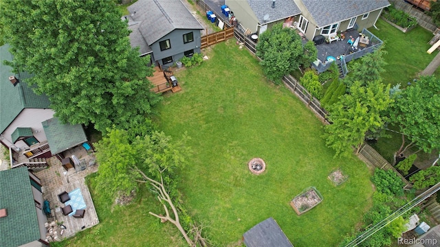 3851 Mapleleaf Rd, Waterford, MI 48328 - aerial view of residential area