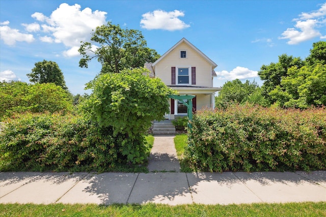 402 Ann Arbor St, Manchester, MI 48158 - view of front of property with covered porch
