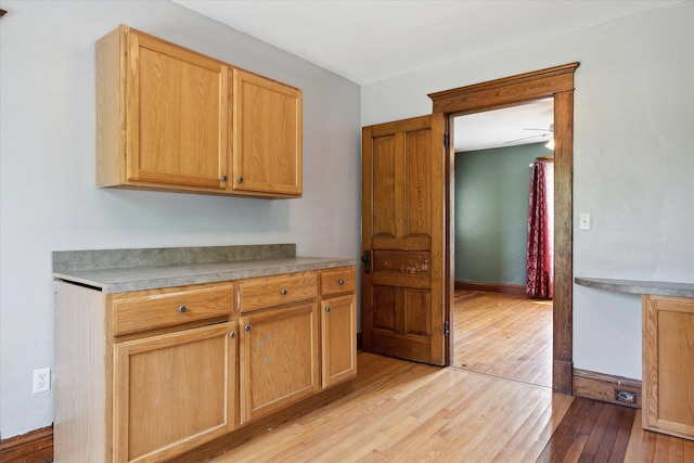 402 Ann Arbor St, Manchester, MI 48158 - kitchen with light wood-type flooring and light countertops