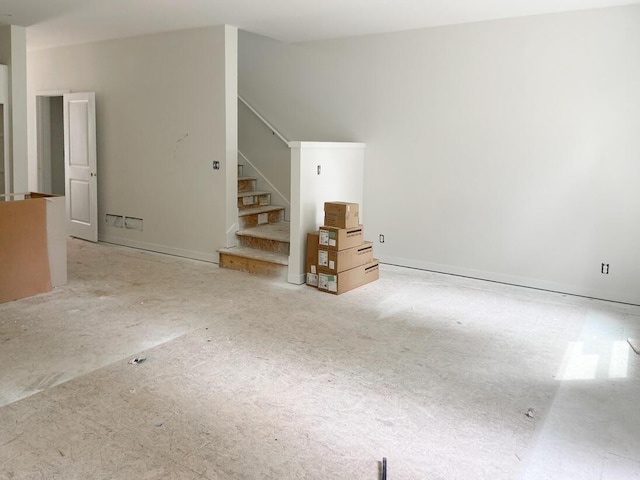 1968 S Shorewood Ln, Holland, MI 49423 - spare room featuring stairs