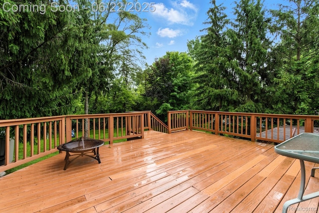 22288 Cass St, Farmington, MI 48335 - view of wooden deck
