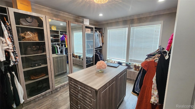 2315 Willow Ln, Grand Blanc, MI 48439 - spacious closet featuring light wood finished floors