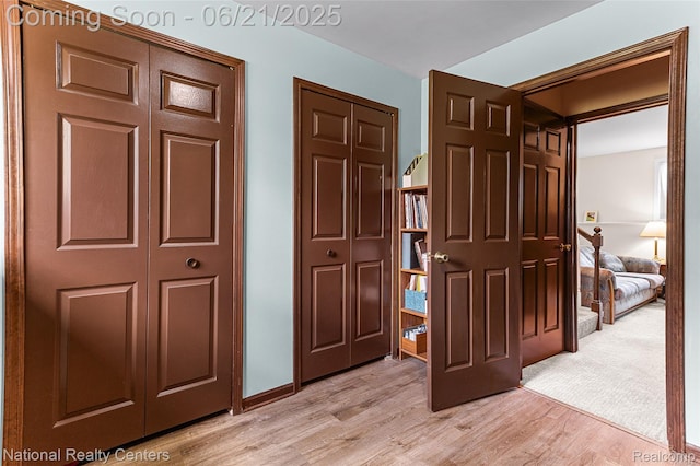 1306 Bishops Ter, Wixom, MI 48393 - entrance foyer with light wood-style floors