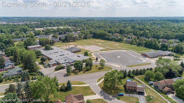 1306 Bishops Ter, Wixom, MI 48393 - bird's eye view of a heavily wooded area