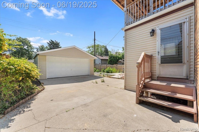 243 2nd St, Brownstown, MI 48192 - view of detached garage