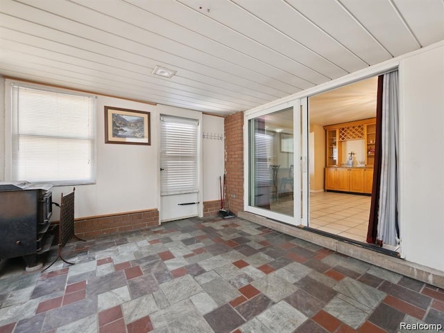 664 Buckingham Ave, Lincoln Park, MI 48146 - view of unfurnished sunroom