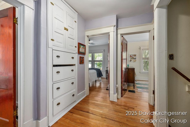 1328 Bemis St SE, Grand Rapids, MI 49506 - corridor with light wood-style floors